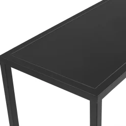 Console DAVIS en métal noir mat design industriel