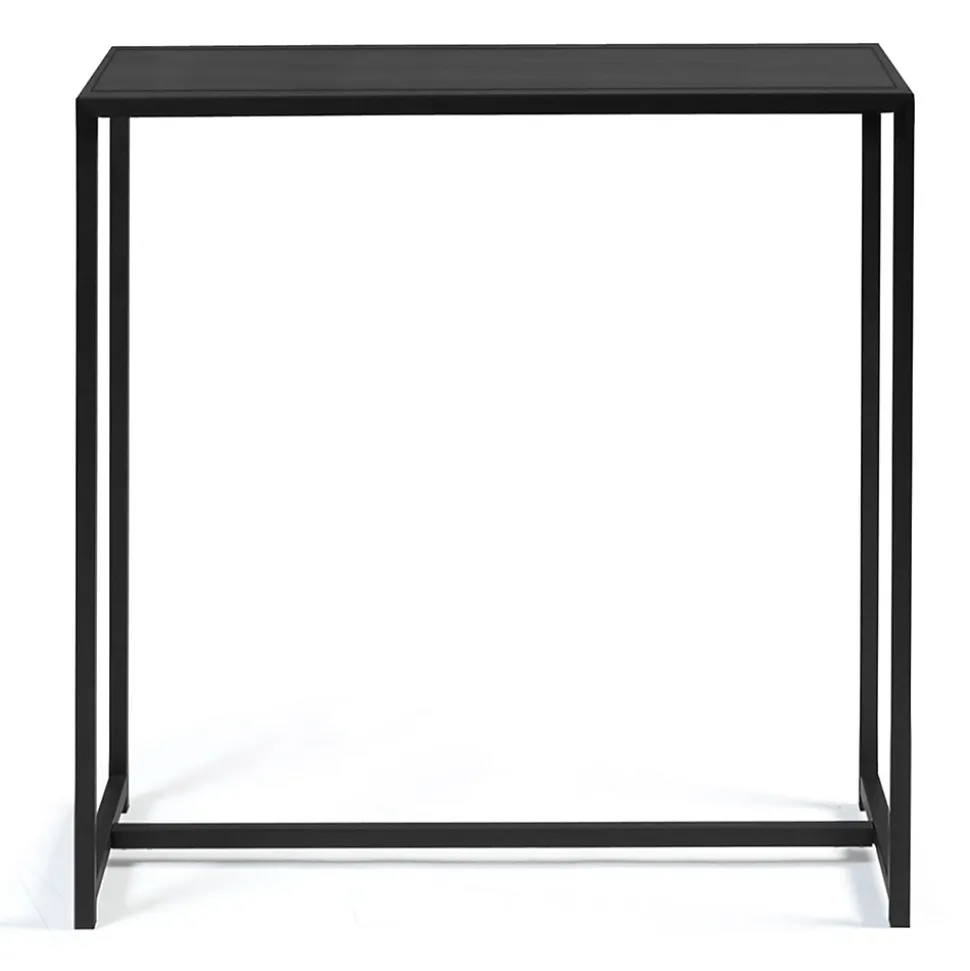 Console DAVIS en métal noir mat design industriel