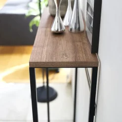 Console d'entrée en bois et métal Tower