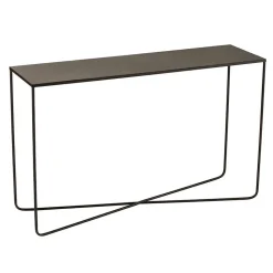 Console d'entrée pieds croisés en métal