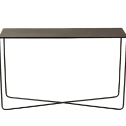 Console d'entrée pieds croisés en métal