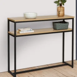 Console double DETROIT design industriel