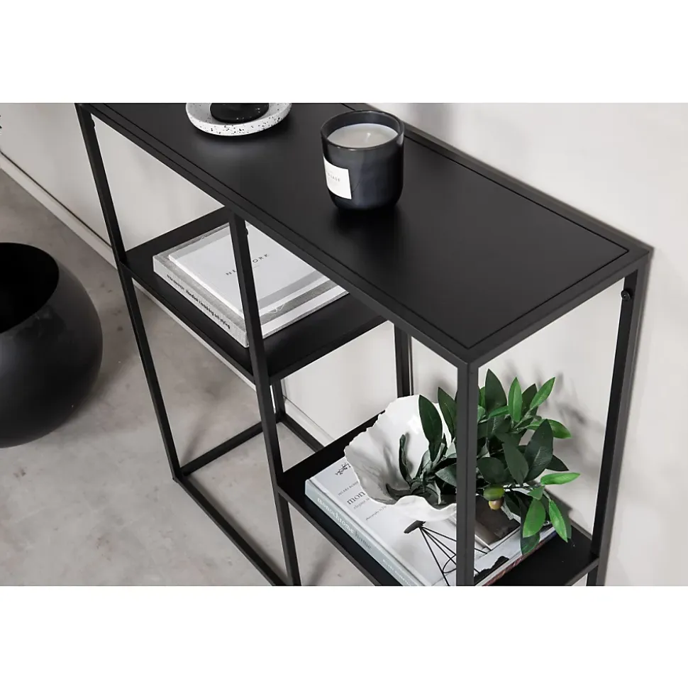 Console en acier noir Staal - Noir