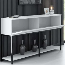 Console en agglomeré et métal Lord