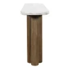 Console en bois de manguier et marbre BUREN