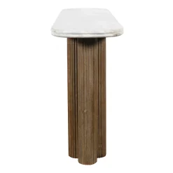 Console en bois de manguier et marbre BUREN