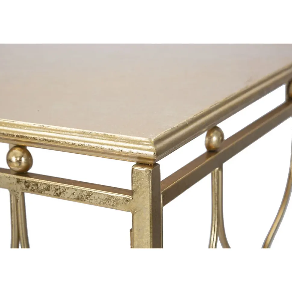Console en métal doré Arab 96.5x41x78 cm