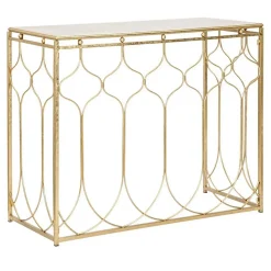 Console en métal doré Arab 96.5x41x78 cm