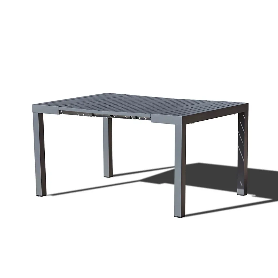 Console extensible 2 à 12 places en aluminium - OLHAO