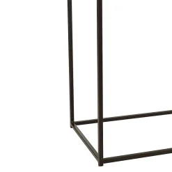 Console filaire rectangulaire métal noir