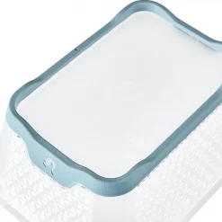 Corbeille de rangement A7 anti dérapant - Bleu