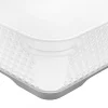 Corbeille de rangement antidérapante A4 pour bureau et école - Gris