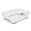 Corbeille de rangement antidérapante A5 pour bureau et école - Gris
