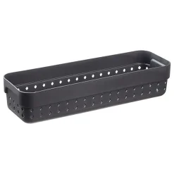 Corbeille de rangement bureau Salle de Bain M - Noir
