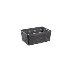 Corbeille design pour bureau ou salle de bain XL - Noir