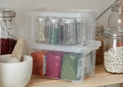 Couvercle en plastique Kaze transparent l. 17,5 x L. 27,5 cm