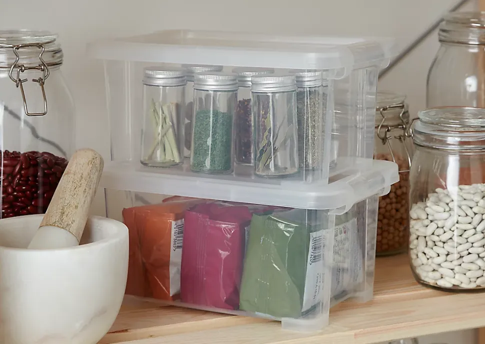 Couvercle en plastique Kaze transparent l. 17,5 x L. 27,5 cm
