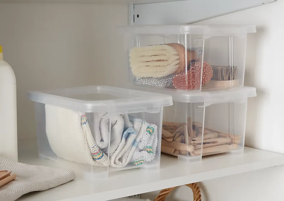 Couvercle en plastique Kaze transparent l. 17,5 x L. 27,5 cm