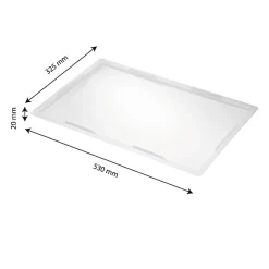Couvercle pour caisse pleine GN1/1 - blanc