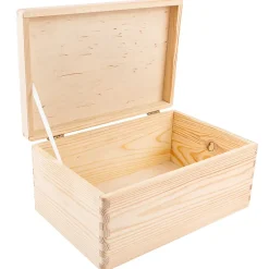 Creative Deco Boîte en Bois Personnalisée pour Naissance - Motif Écureuil - 30 x 20 x 14 cm - Cadeau Souvenir Bébé Personnalisable