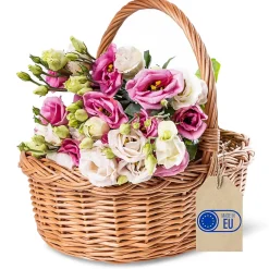 Creative Home Panier de Pâques en Osier 35 x 30 x 35 cm - Tissé à la Main, Brun Naturel, Rangement Polyvalent, Pique-Nique