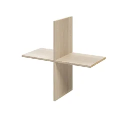 Croisillon pour étagère effet chêne GoodHome Atomia H. 71,4 x L. 71,4 x P. 33,2 cm