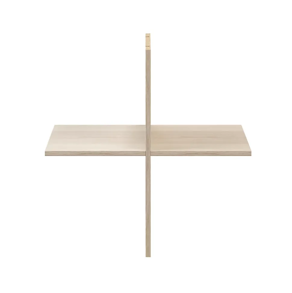 Croisillon pour étagère effet chêne GoodHome Atomia H. 71,4 x L. 71,4 x P. 33,2 cm