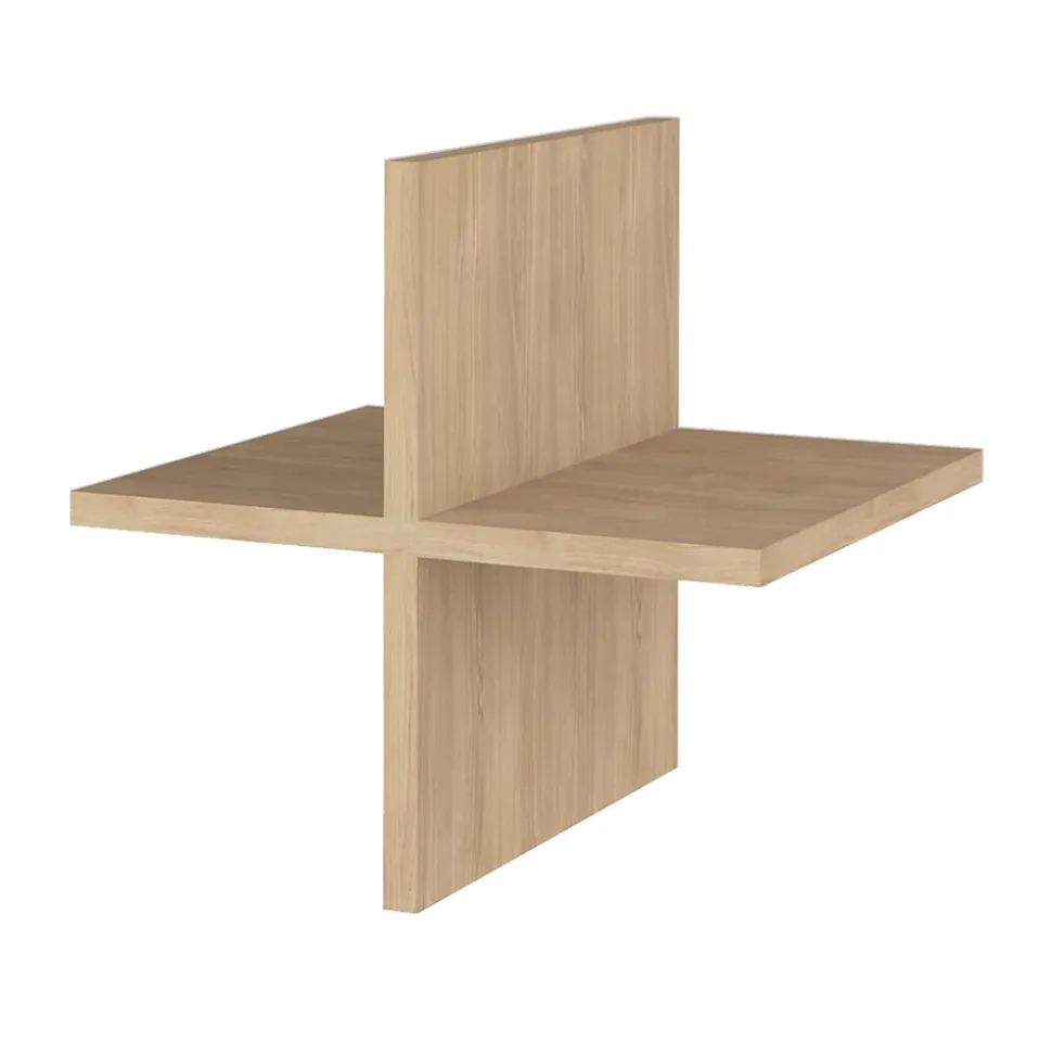 Croisillon pour étagère GoodHome Mixxit effet chêne