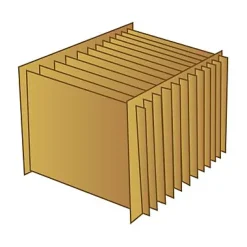 Croisillons de calage en carton Mottez capacité maxi 13 assiettes
