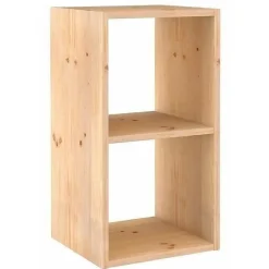 Cube 2 cases Dinamic - ASTIGARRAGA KIT LINE - Pin massif - Meuble de salon - Style campagne - 71x33x36 cm