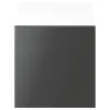 Cube de rangement blanc avec porte anthracite brillant GoodHome Atomia H. 37,5 x L. 37,5 x P. 37 cm