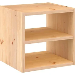 Cube de rangement en pin massif Dinamic Tablette intermédiaire