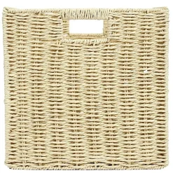 Cube de rangement tressé pliable