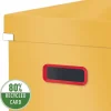 Cube en Carton robuste pour rangement Cosy - Jaune