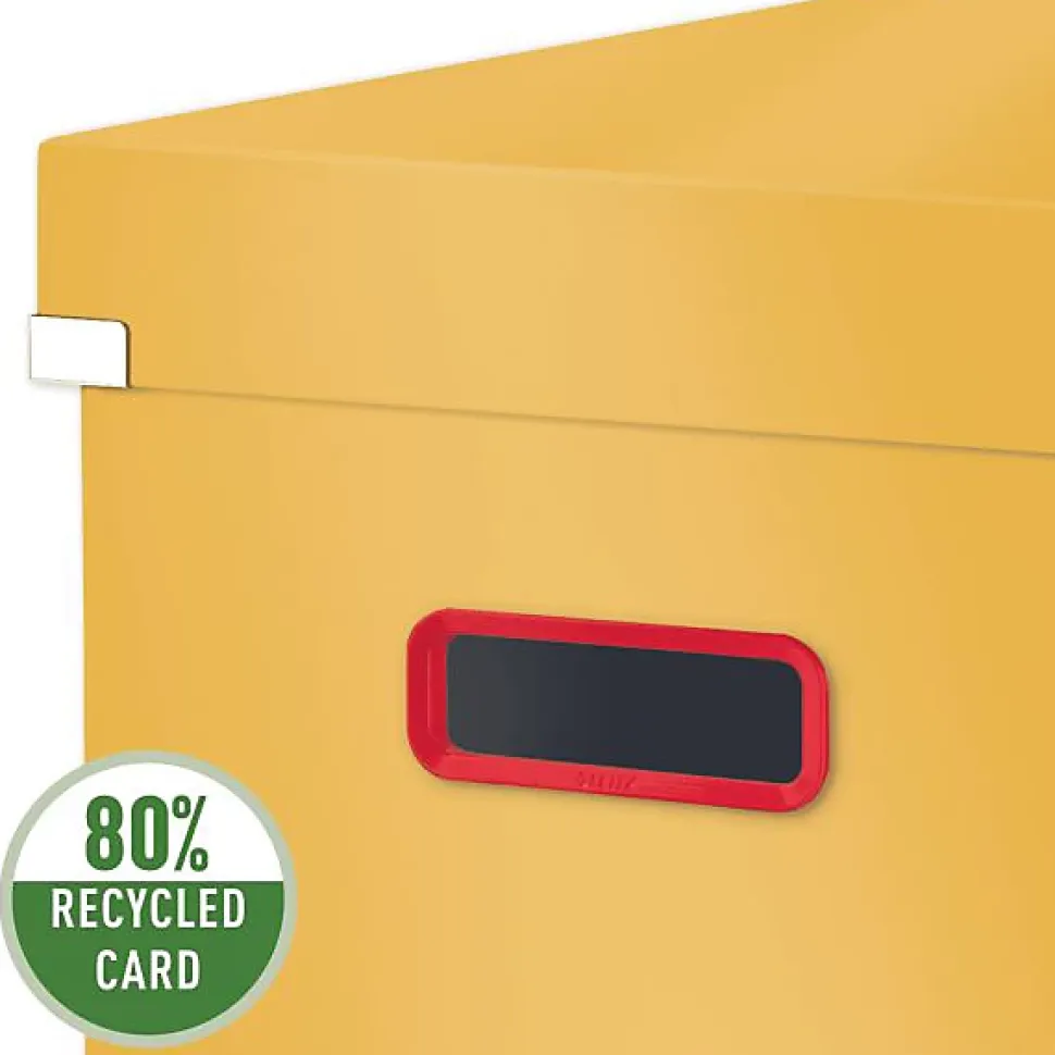 Cube en Carton robuste pour rangement Cosy - Jaune