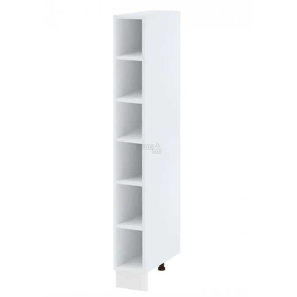 Cuisineandcie - Colonne de cuisine étagère ouverte Bellissi Blanc L 20 cm
