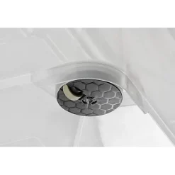 Curver HANDY boîte de rangement empilable 115 L transparent-argent 800 x 500 x 687 mm avec roulettes et couvercle