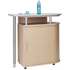 Desserte de cuisine Beaux Meubles Pas Chers chêne pivotante 110x55 cm