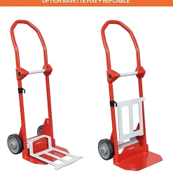 Diable - Bavette fixe - 2 barres de maintien - 180kg - 810010387/BM