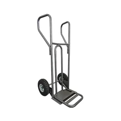 Diable - Pelle fixe 238x405mm - charge 250kg - Roues pneumatiques - DVPF2-RG-BR
