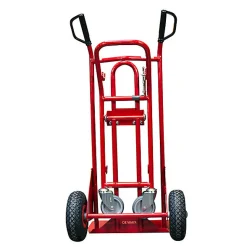 Diable 3 positions acier - Charge max 250kg / 350kg - Roues gonflables - 810006146
