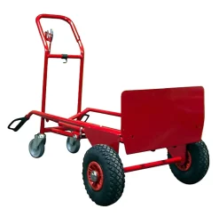 Diable 3 positions acier - Charge max 250kg / 350kg - Roues gonflables - 810006146