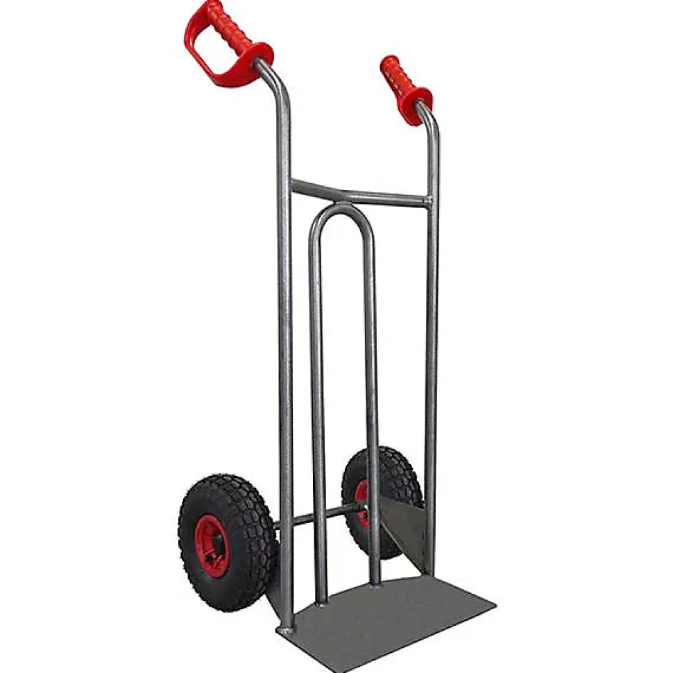 Diable acier charge 250kg - Roues pneumatiques - DVPO-RG