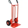 Diable acier charge 250kg - Roues increvables et poignées à gardes - 810200022