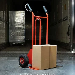 Diable acier charge 250kg - Roues increvables et poignées à gardes - 810200022