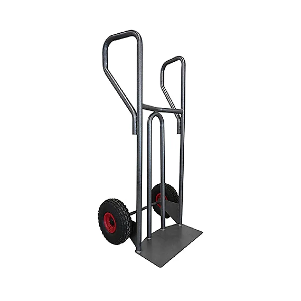 Diable acier charge 400kg - Roues pneumatiques - DVPF400-RG