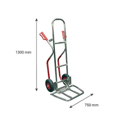 Diable aluminium à pelle rabattable - Charge max 150kg - 815007624