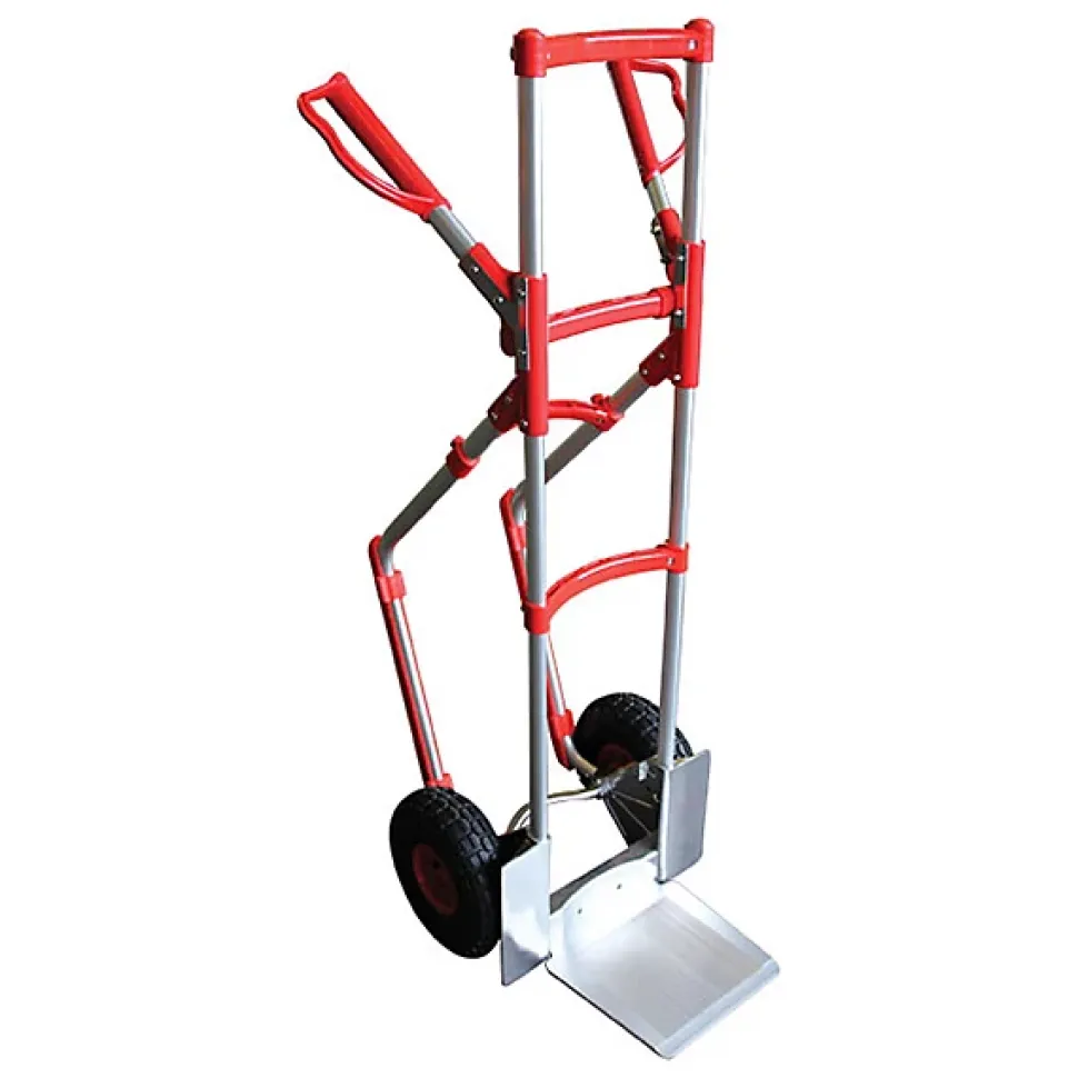 Diable aluminium pelle rabattable - Roues gonflables - STR300NBRASSEUR