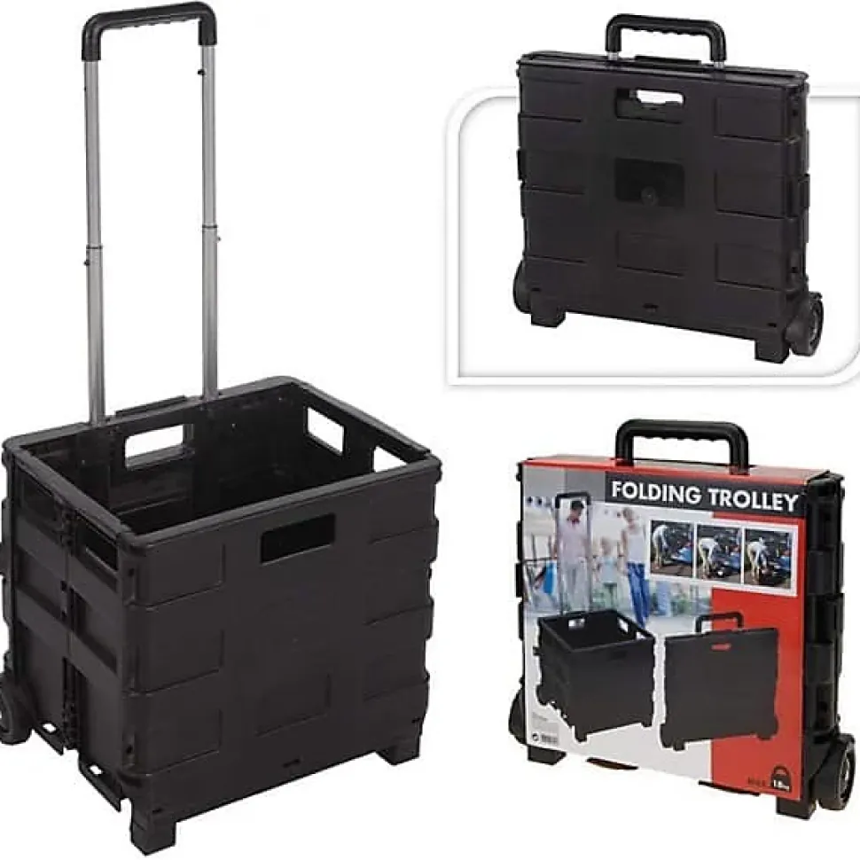 Diable avec Caisse de transport Pliable charge 20 kg