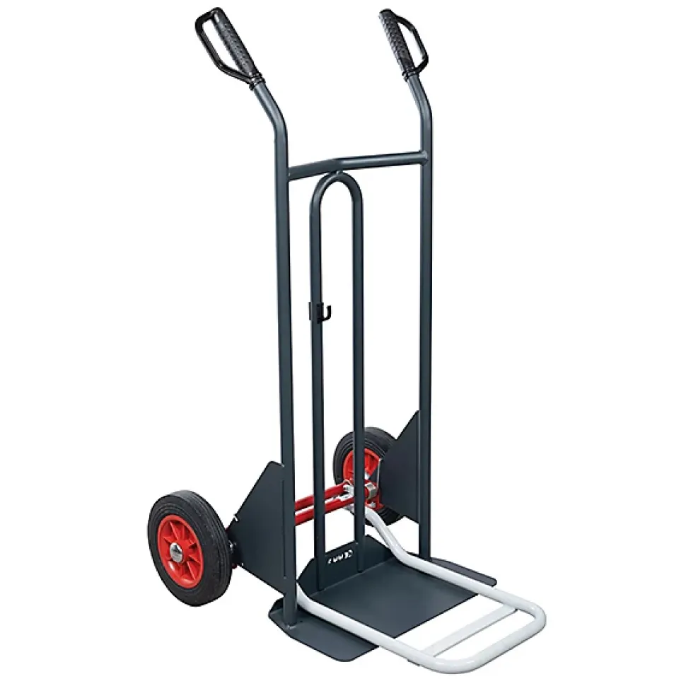 Diable basculement assisté - Roues caoutchouc - Charge max 350kg - 810302120